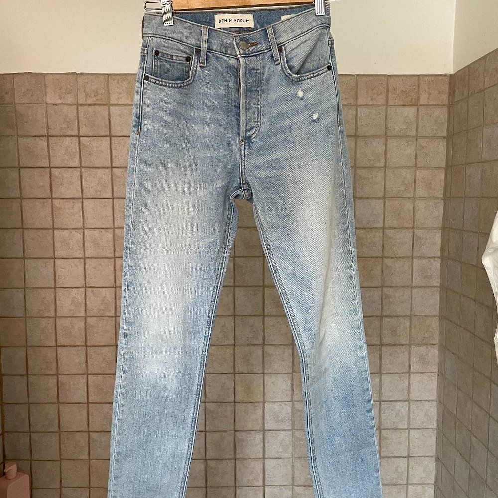 Denim Forum, Yoko High Rise Slim, Sz 25